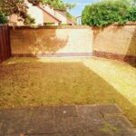 Private rear garden of home for rent in Milton Keynes