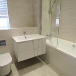 Bathroom with shower bath in home for rent Milton Keynes