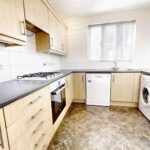 Kitchen with white goods in 3 bedroom house to rent in Milton Keynes