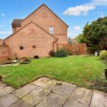 Spacious back garden with patio and space for planting in Milton Keynes property to rent