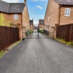 View of gated car park for apartment to rent in Milton Keynes