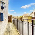 View of gated car park in two bedroom flat to rent in Milton Keynes